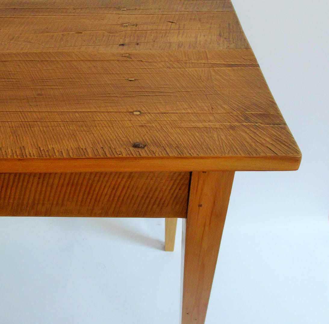 3m serving table made from 19th century reclaimed yellowwood