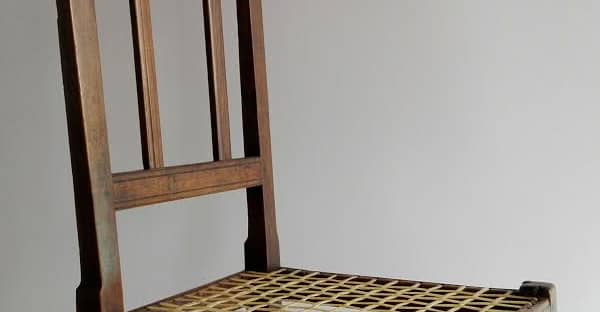 19th century stinkwood and riempie Transitional Tulbagh chair