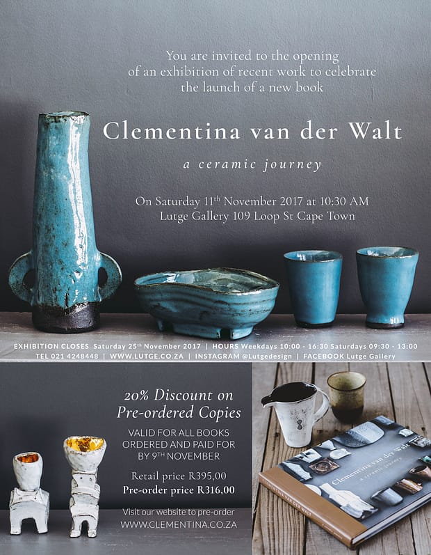 Clementina van der Walt to celebrate the launch of her book