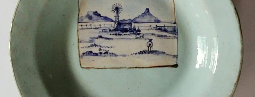 Ceramic plates Karroo by Lisa Ringwood